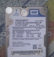 Винчестер HDD SATA 320GB от ноутбука  Lenovo G560