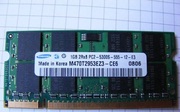 Память DDRII 1GB ноутбук Samsung R20