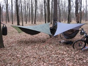 Туристический гамак палатка  HAMMOCK VELOTURIST