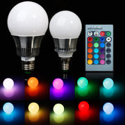 10W RGB Лампа,  разноцветная лампа LED,  цоколь Е27