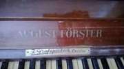 Продам пианино August Forster,  1929 год. СРОЧНО!