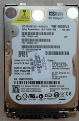 HDD SATA 160GB от ноутбука  HP Compaq 6820s
