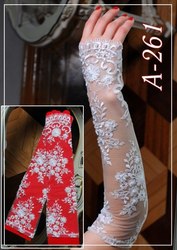 Свадебные перчатки,   митенки к свадебным платьям.