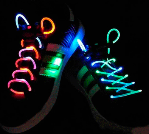 Светящиеся шнурки Disco,  led шнурки в Украине,  купить неон