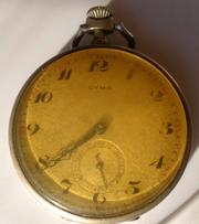 Продаю часы серебряные антикварные Cyma 