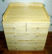 Комод с пеленальным столиком из сосны