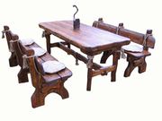 Скамейки из дерева,  Скамейка со шнурками