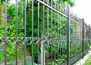 Кованый забор, ограждение из декоративной ковки, сварной забор