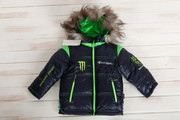 Куртка зимняя на мальчика 3-6 лет,  модная,  на подстежке