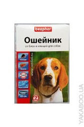 БИФАР ошейник для собак крупных пород от блох и клещей (черный) (85 см