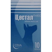 Цестал плюс для собак 180 грн