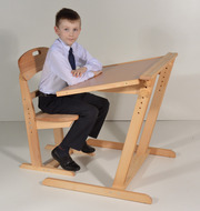 Парта подростковая с наклоном регулируемая