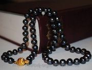 Ожерелье из черного морского жемчуга. 