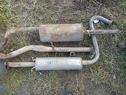 Задняя часть глушителя Ланос Lanos