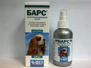 Барс спрей для собак 100мл.60грн