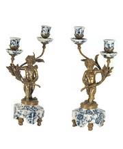 ваза фарфор антиквариат подсвечник канделябры