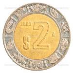 Продам монету 2 Мексиканских Песо