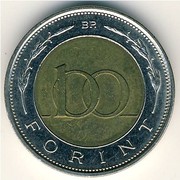 Монета 100 форинтов Венгрия 1996