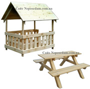 Набор Домик + столик с лавочками НИЛЬСОН