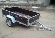Бортовой прицеп фанерный 1.3мх2.2м борт 0.45м
