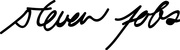 Продам автограф Стива Джобса