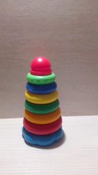 Піраміда Кубик сортер,  логика 