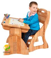 Детская парта Mobler без ящика,  60 см