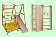  Спортивный комплекс раннего развития из бука Динозаврик