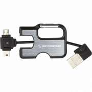 Брелок кабель для зарядки и синхронизации Scosche для Mini и Micro USB
