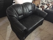 Диван двойка кожаный бу из Голландии