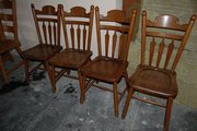 №01292.Стулья 4 штуки дубовые бу из Голландии.