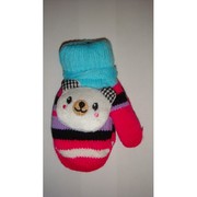 Детские красивенные  ,  теплые варежки