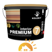 Продам Латексную краску Kolorit Interior Premium 7,  9 л
