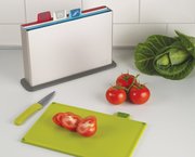 Набор досок на подставке Joseph Joseph Index Chopping Board Set,  Silve