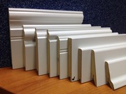 Плинтус МДФвысотой от 55 до 144мм ,  цветной мдф плинтус,  белый высокий