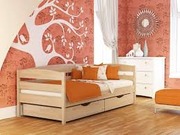 Кровать односпальная 200х90 из дерева.