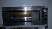 Однокамерная печь для пиццы бу IT PIZZA MS4 с подставкой