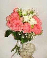 Букет невесты из пионов