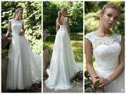 Красивейшее  прямое свадебное платье Arine 