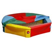 Большая красочная песочница с чехлом