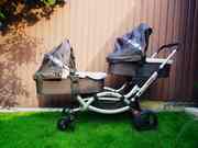 Продам универсальную  коляску  для двойни ABC Design Zoom