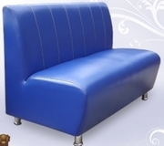 Диван бу синий  кожзам для ресторанов,  кафе,  офиса