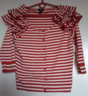 Кофта в красно-белую полоску H&M