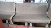 Диван серый  тканевый б/у для ресторана кафе баров.