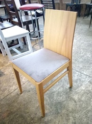 Стул б/у дерево мягкое сиденье,  стулья для кафе,  ресторана
