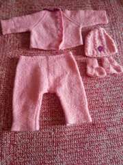 Комплект из натуральной шерсти от  0 месяцев. Срочно