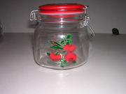 Банки стеклянные с герметично закрывающиеся,  800 мл. 