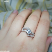 Серебряное кольцо с цирконием