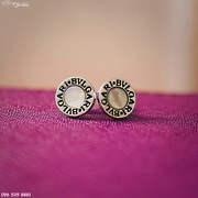 Серебряные серьги BVLGARI