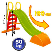 Пластиковая горка длина спуска 180см